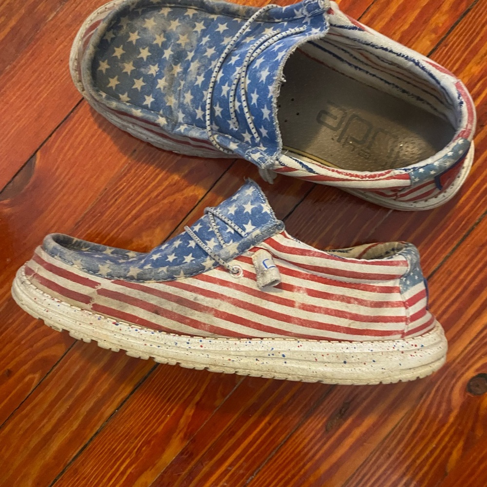 Patriotic Hey Dude Men’s Shoes